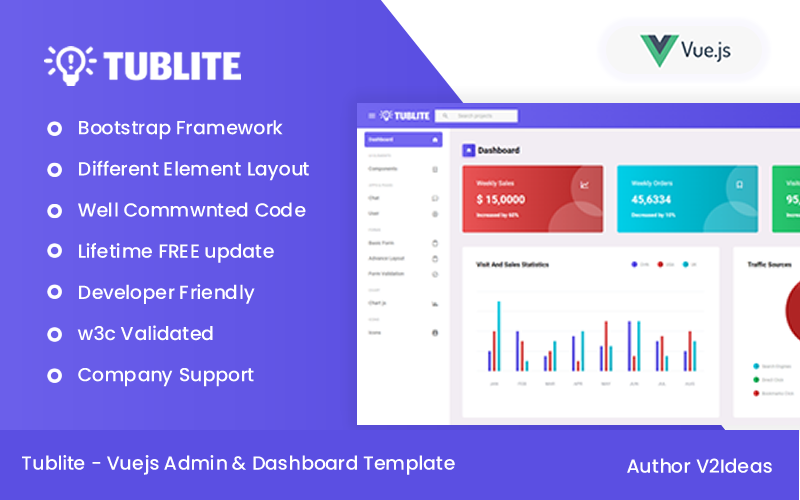 Template #310612 Bootstrap Charts Webdesign Template - Logo template Preview
