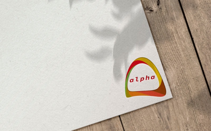 A letter alpha logo template Logo Template