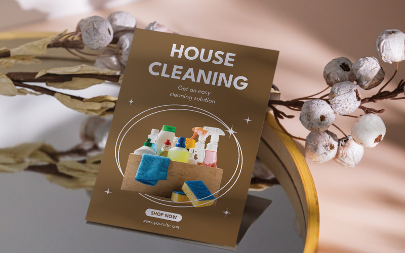 House Cleaning Tools Flyer Corporate Identity