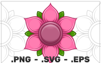 Lotus Flower Vector Design