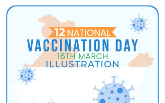 12 National Vaccination Day Illustration