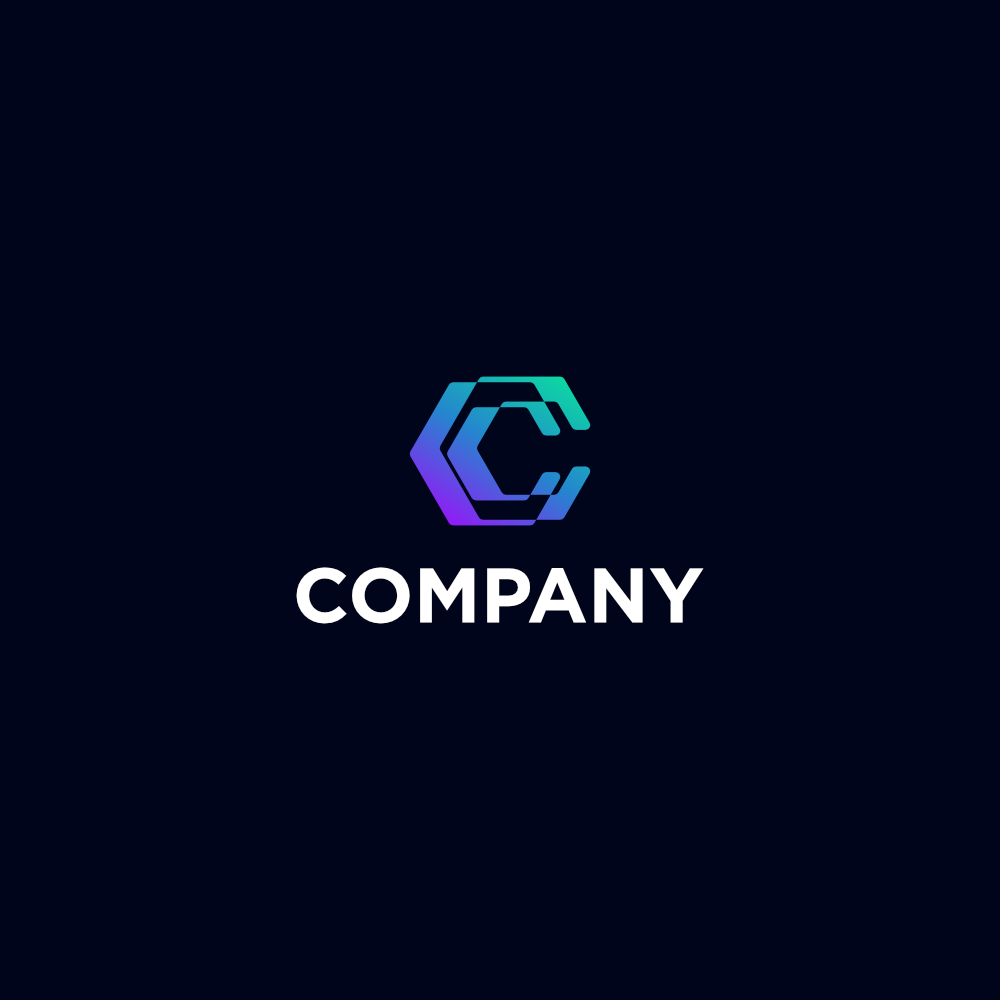 Letter C Technology Logo Design