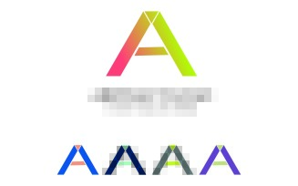 Abstract Logo - Letter A Logo