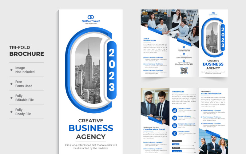 Corporate business advertisement poster Corporate Identity