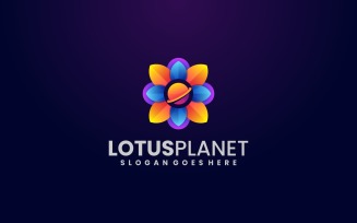 Lotus Planet Colorful Logo