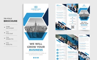 Marketing agency tri fold brochure
