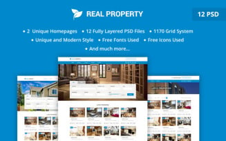 Real Property PSD Website Template