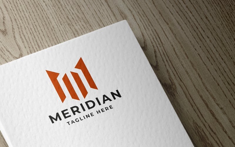 Meridian Letter M Logo Pro Template Logo Template