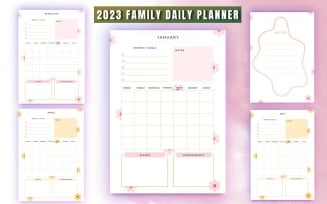 2023 DAILY PLANNER Print Ready Format