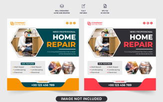 Home repair business social media post