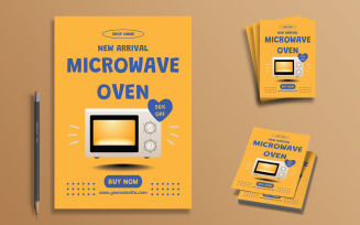 New Arrival Microwave Oven Flyer