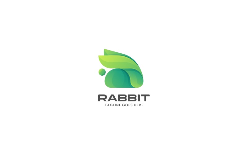 Rabbit Gradient Colorful Logo 2 Logo Template