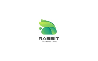 Rabbit Gradient Colorful Logo 2