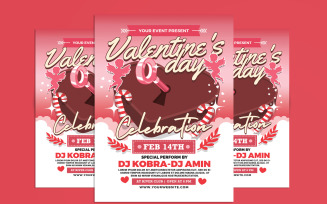 Valentine Day Celebration Flyer