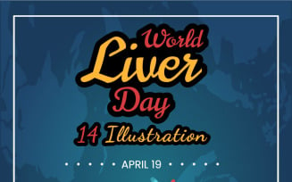 14 World Liver day Illustration