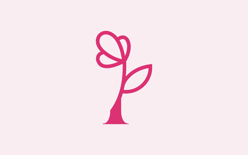 Beautiful Fashion Beauty Logo Letter I Logo Template