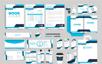 Brand promotion template set vector