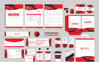 Business promotion stationery design template