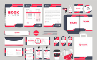 Company branding template design vector