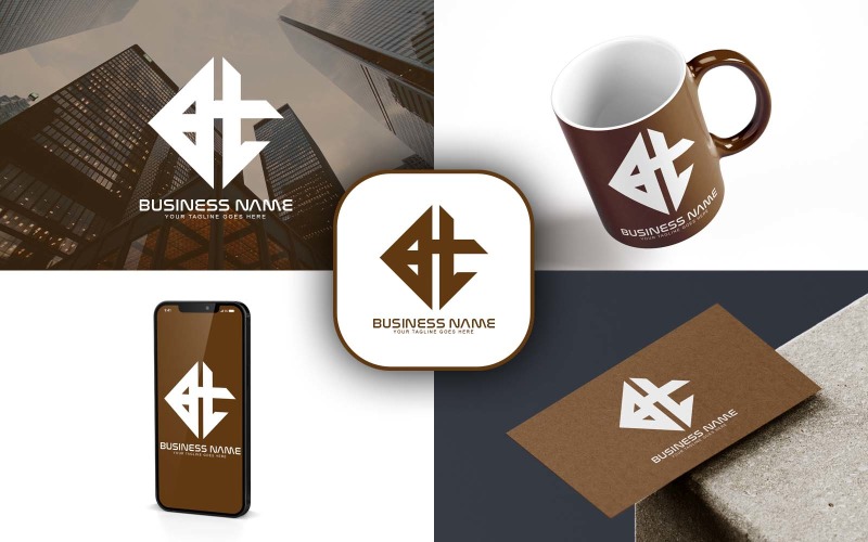 Professional BT Letter Logo Design For Your Business - Brand Identity Logo Template