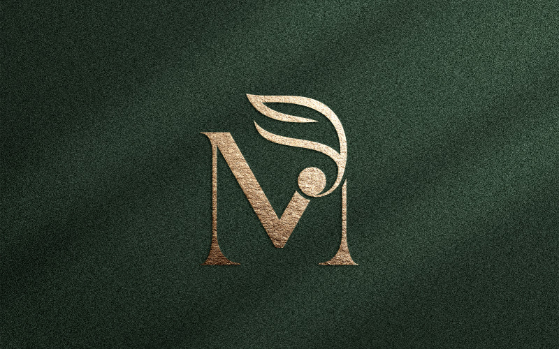 Cosmetic Beauty Spa Massage Wedding Logo M Logo Template