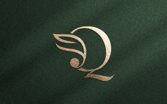 Cosmetic Beauty Spa Massage Wedding Logo Q