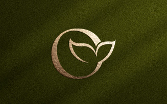 Floral Beauty Logo Leaf Natural Letter O