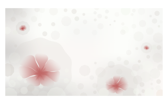 Background Image in Red And Grey Color Scheme with Red Flowers in Bubbles