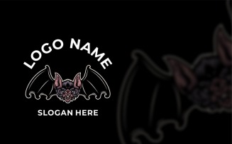 Bat Vampire Graphic Logo Design