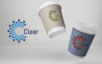 Clear Digital Logo Template