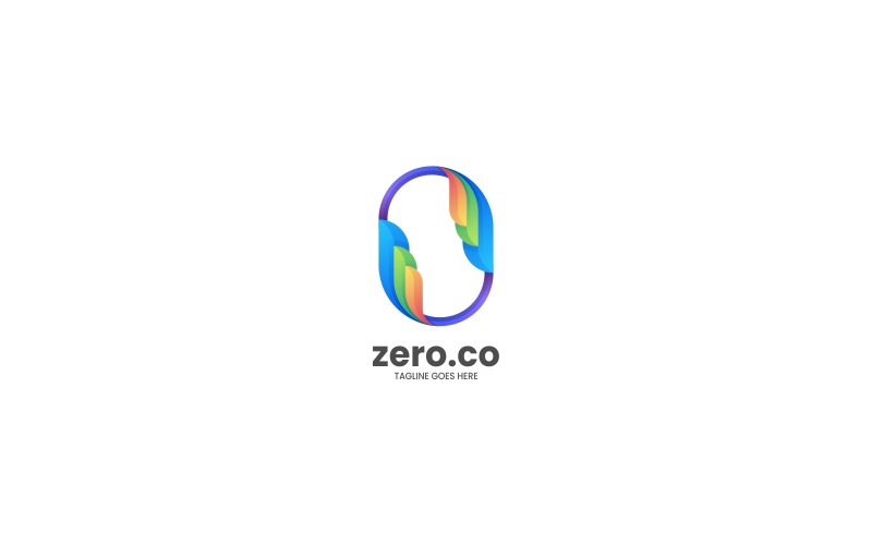 Zero Gradient Colorful Logo Logo Template
