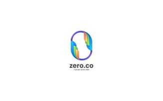 Zero Gradient Colorful Logo