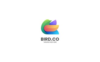 Bird Colorful Logo Style 1