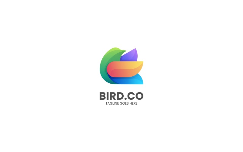 Bird Colorful Logo Style 1 Logo Template