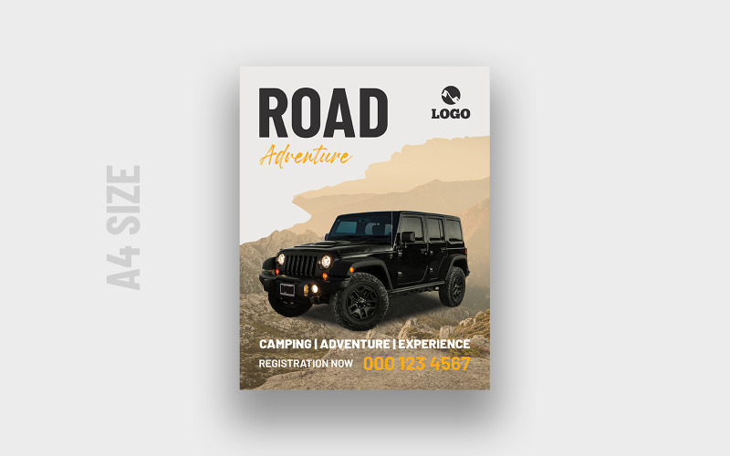 Off-road Flyer Template v9 Corporate Identity
