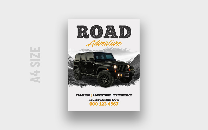 Off-road Poster Template v2 Corporate Identity