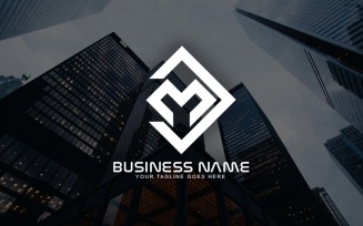Professional DM Letter Logo Design For Your Business - Brand Identity
