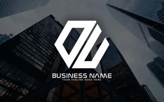 Professional DU Letter Logo Design For Your Business - Brand Identity
