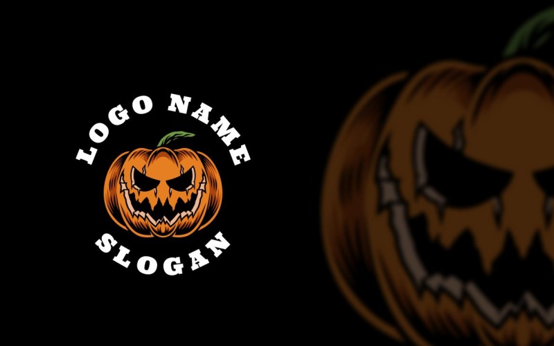 The Pumpkin Graphic Logo Design Logo Template
