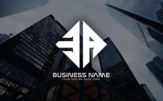 Professional EA Letter Logo Design For Your Business - Brand Identity