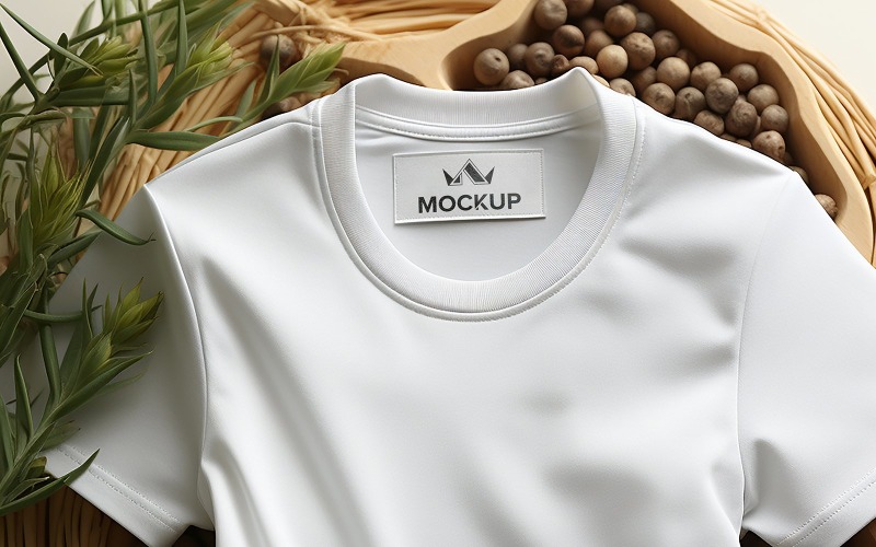 Tshirt tag mockup presentation Product Mockup