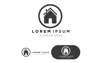 Home buildings logo and symbols template v18
