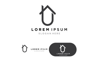 Home buildings logo and symbols template v4