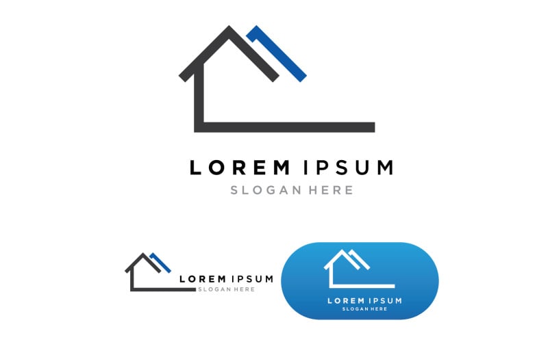 Home buildings logo and symbols template v6 Logo Template