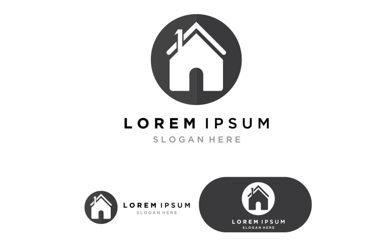 Home buildings logo and symbols template v9 Logo Template