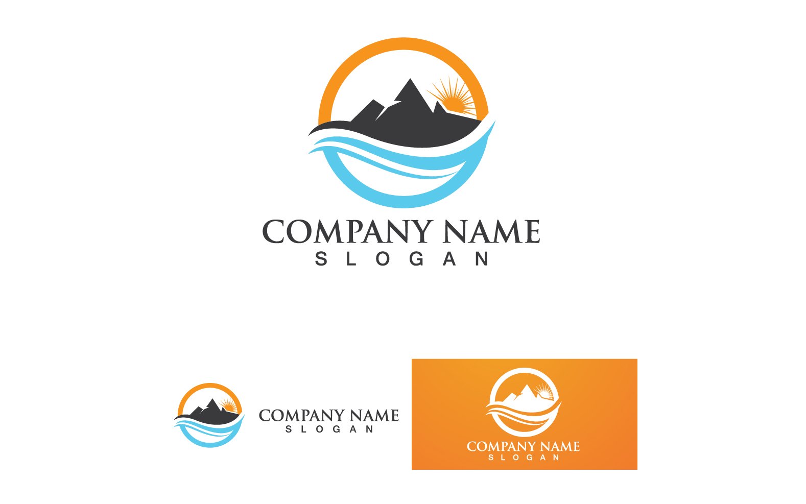 Template #311808 Silhouette Mountain Webdesign Template - Logo template Preview