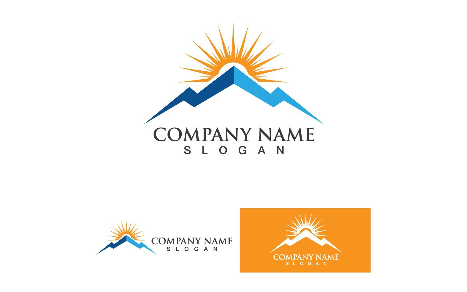 Template #311810 Silhouette Mountain Webdesign Template - Logo template Preview