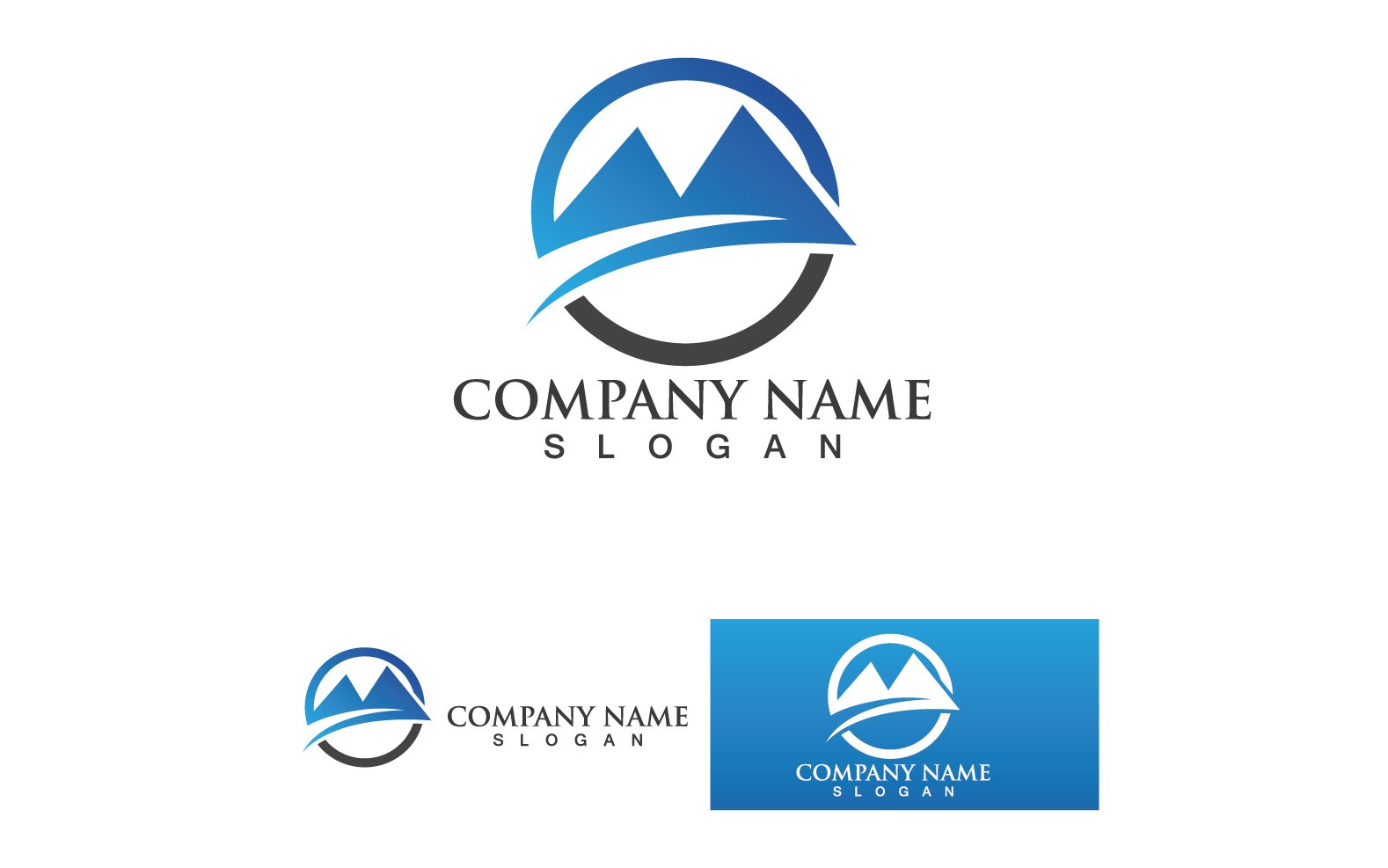 Template #311815 Silhouette Mountain Webdesign Template - Logo template Preview
