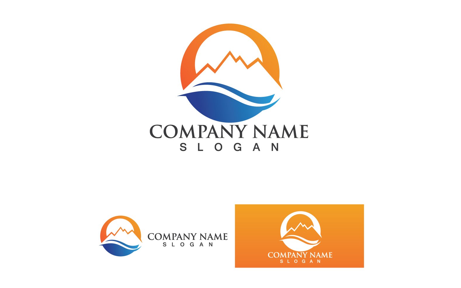 Template #311819 Silhouette Mountain Webdesign Template - Logo template Preview