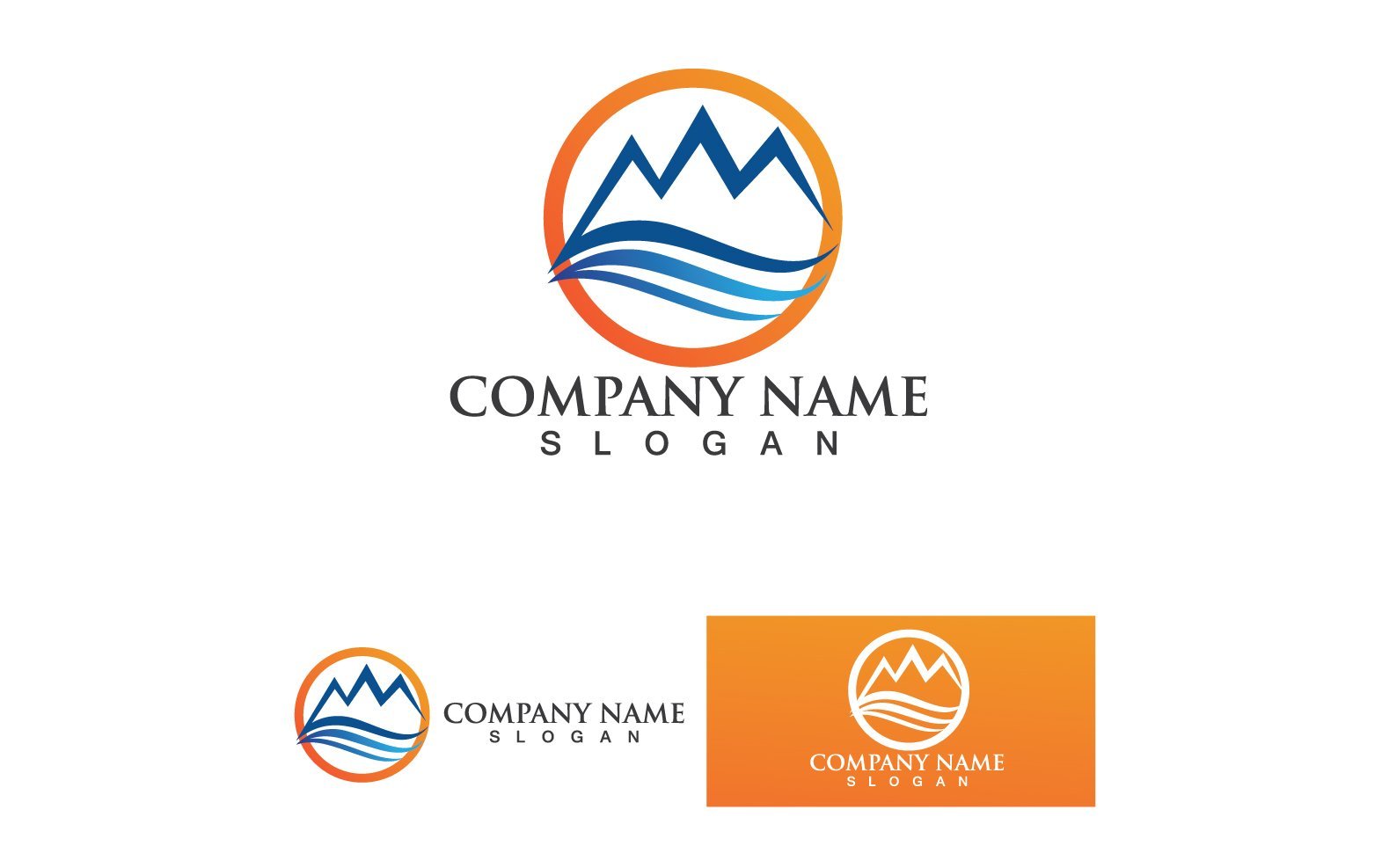 Template #311820 Silhouette Mountain Webdesign Template - Logo template Preview